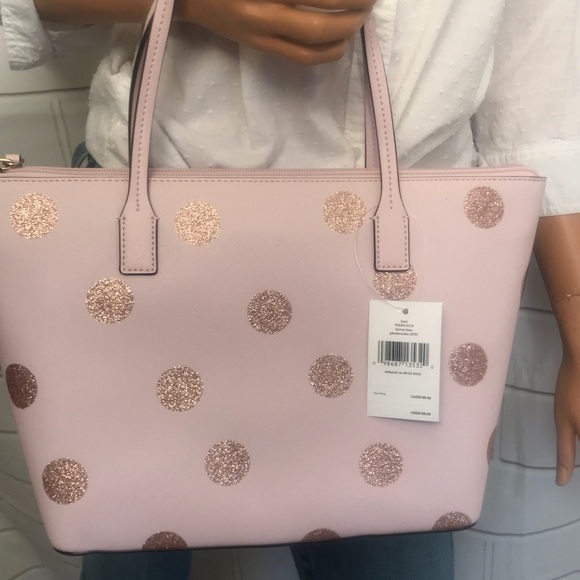 NWT Kate Spade polka dot tote bag - Picture 3 of 5